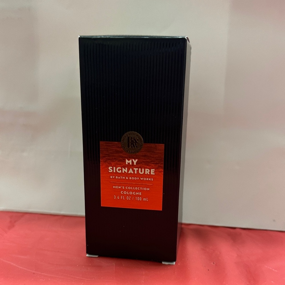 Bath & Body Works My Signature Cologne - Black and Red Packaging